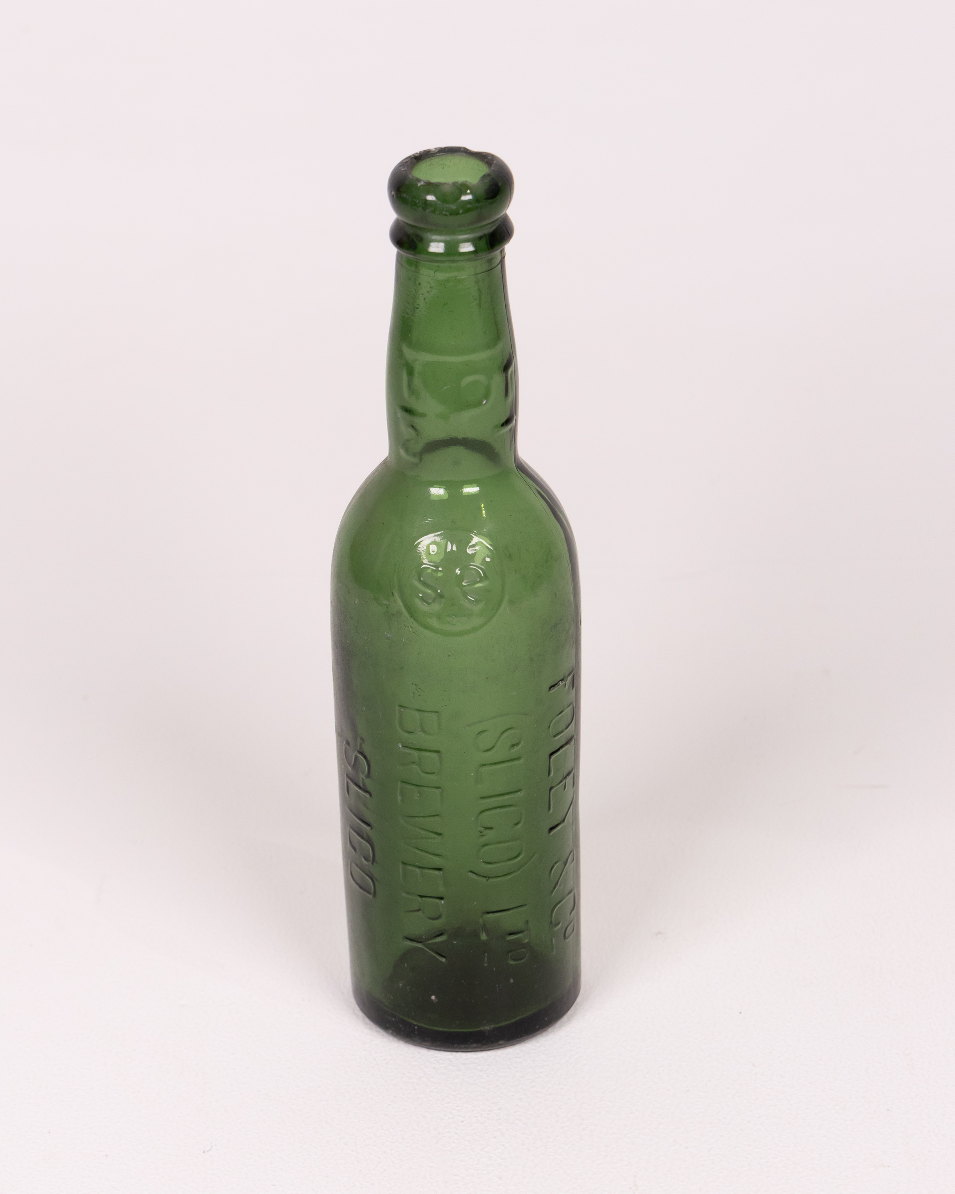 Vintage Foley & Co Sligo Brewery Green Glass Beer Bottle, Collectible