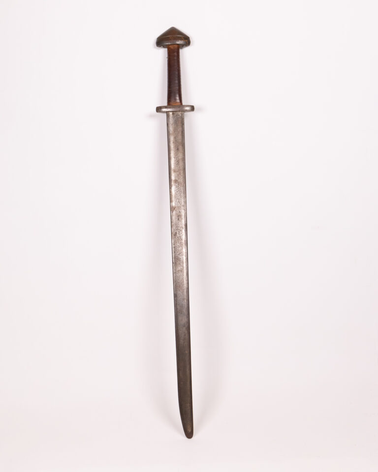 Movie Prop Viking Sword with Leather Grip,from Vikings Valhallah Steel Decorative Weapon