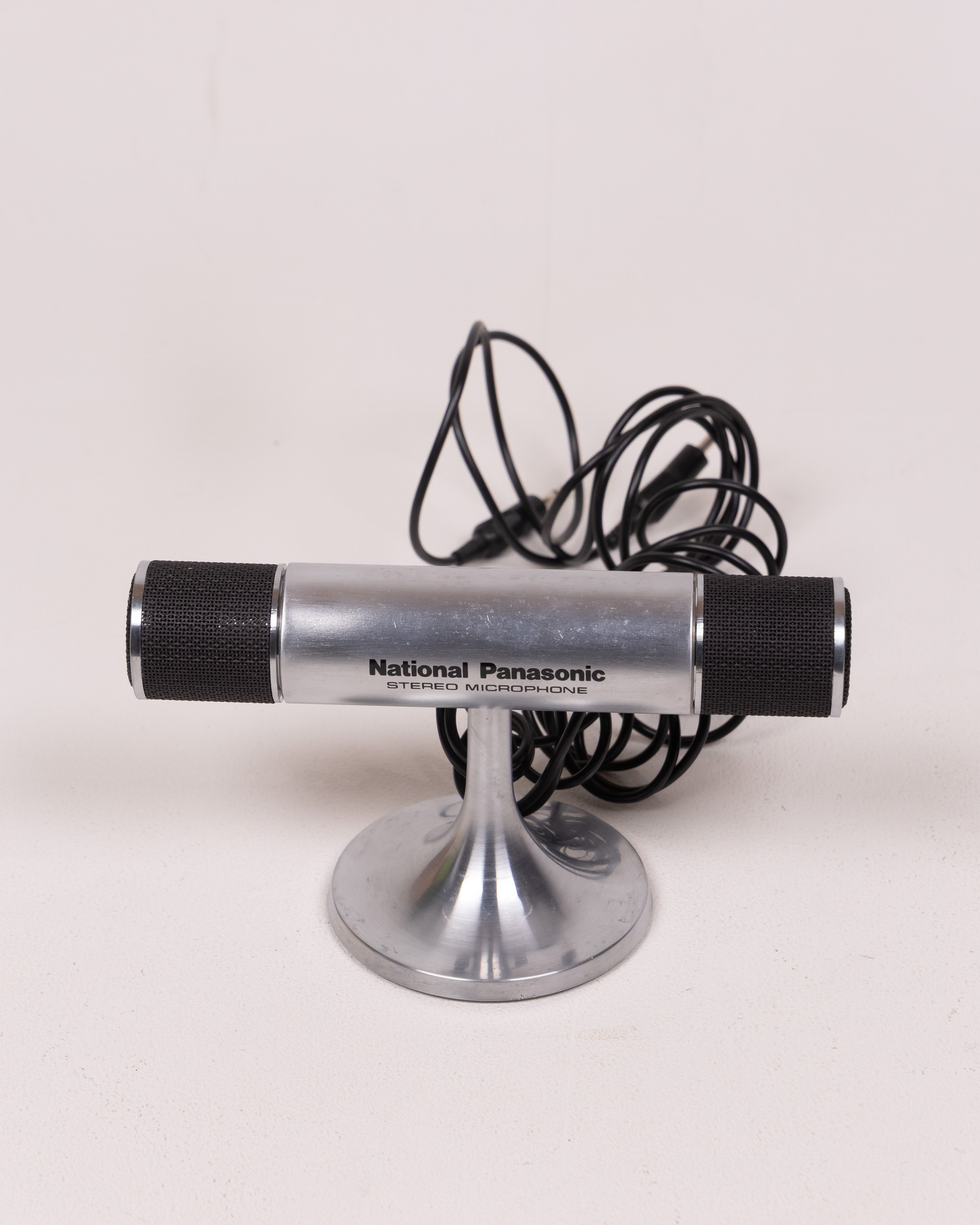 National Panasonic RP-813S Vintage Dynamic Microphone with Box