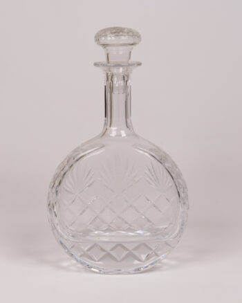 Vintage-Style Clear Glass Decanter with Derry G.A.A 15-17 Winner Inscription