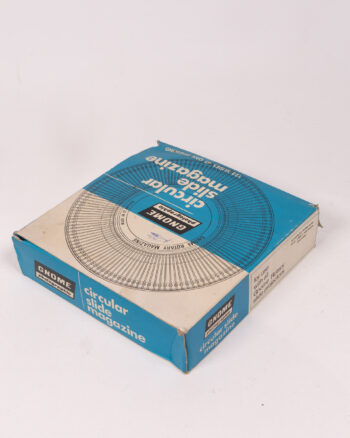 Vintage Gnome Photographic Circular Slide Magazine in Box – 122 Slides