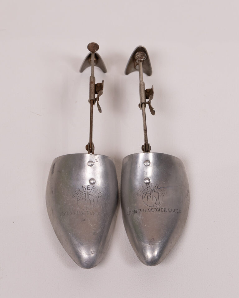 Vintage Selberite Arch Preserver Shoe Stretchers, Metal, England