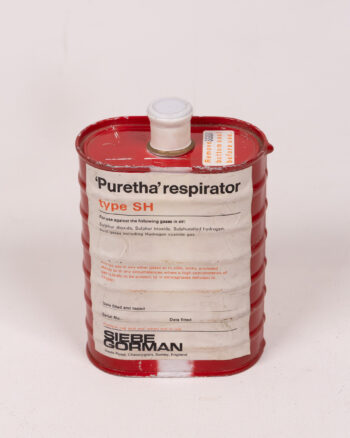 Vintage Siebe Gorman ‘Puretha’ Respirator Type SH Canister Collectible