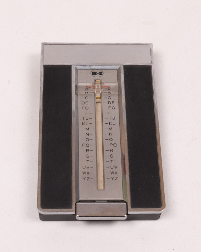 Vintage Rotary Address Book Index Telephone List Finder - Retro Office