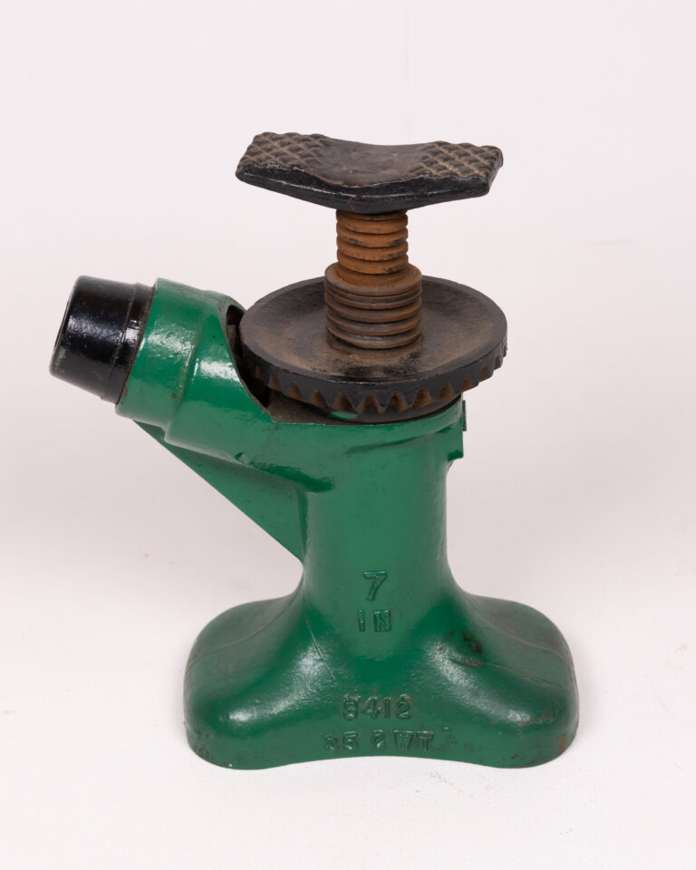 Vintage Green Lake & Elliott 7" Cast Iron & Steel Car Jack, Tool