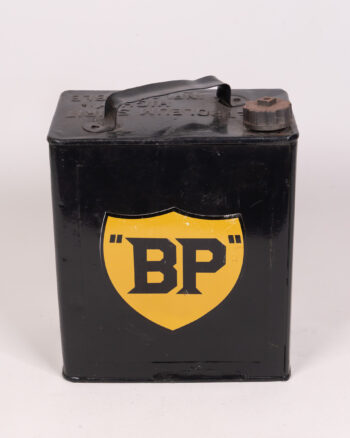 Vintage BP Metal Fuel Can with Logo