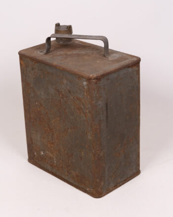 Vintage Esso Metal Fuel Can with Handle