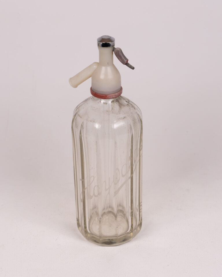 Vintage Haywards Glass Soda Siphon with Dispenser