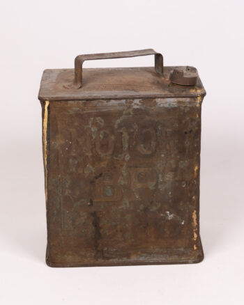 Vintage BP Metal Fuel Can with BP Cap