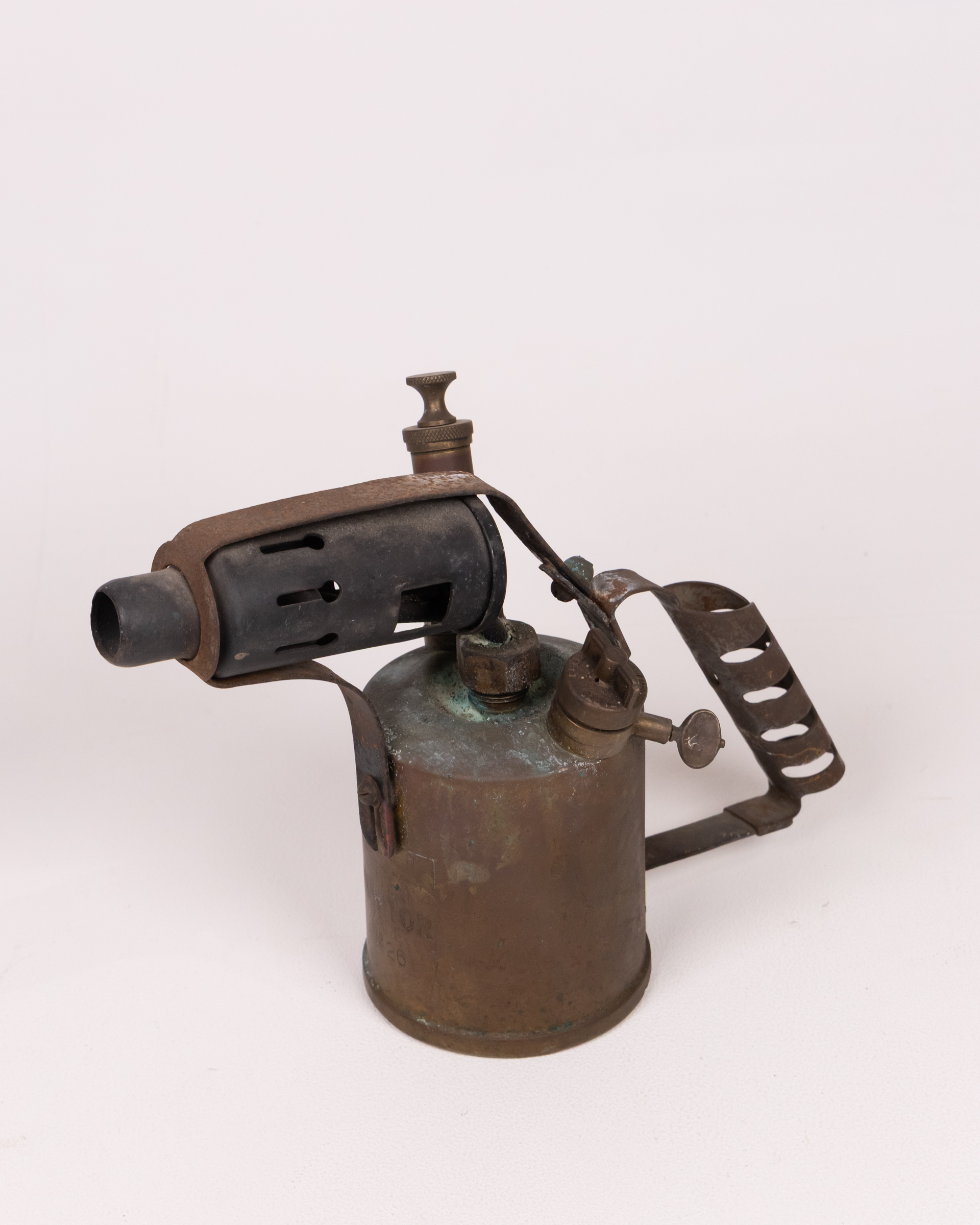 Vintage Monitor No. 26 Blowtorch, Brass & Steel, Antique Tool Display