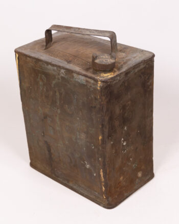 Vintage BP Metal Fuel Can with BP Cap