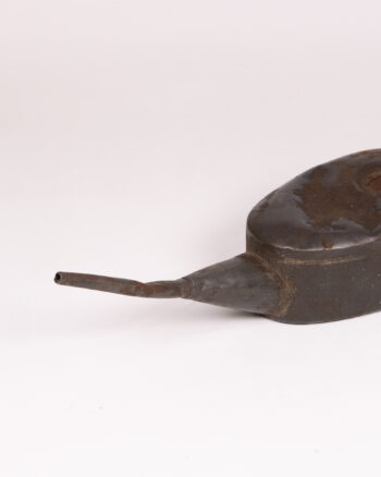 Vintage Metal Oil Can, Automobilia Collectible, Early 20th Century