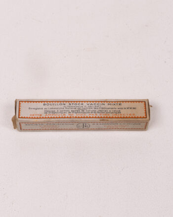 Vintage French Paper Medical Dressing Kit with Text