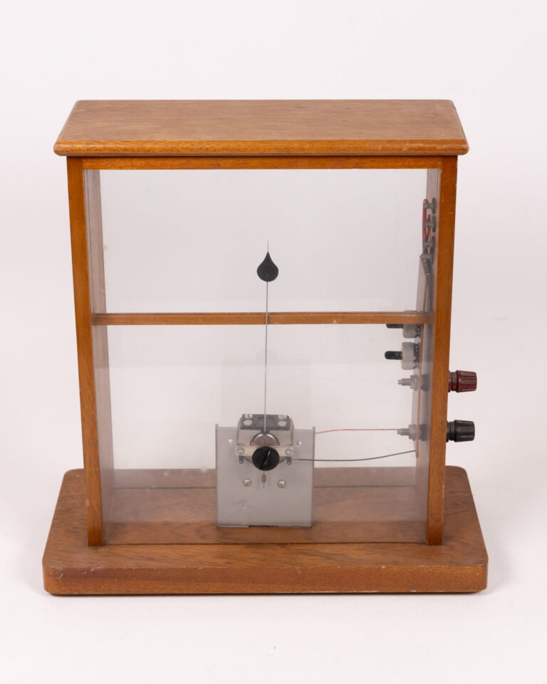 Vintage Cased Scientific Instrument, Wood, Acrylic & Metal Electronics