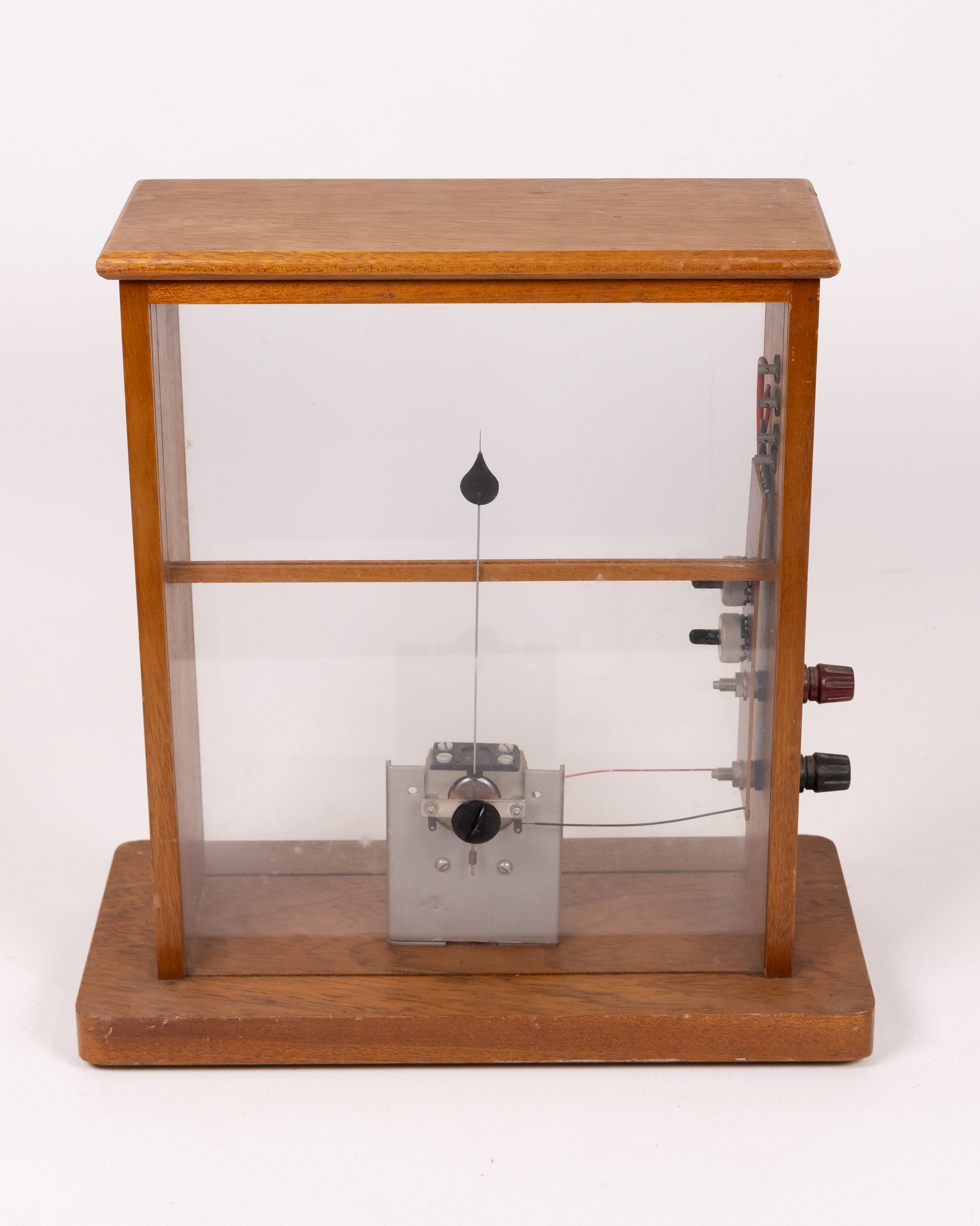 Vintage Cased Scientific Instrument, Wood, Acrylic & Metal Electronics