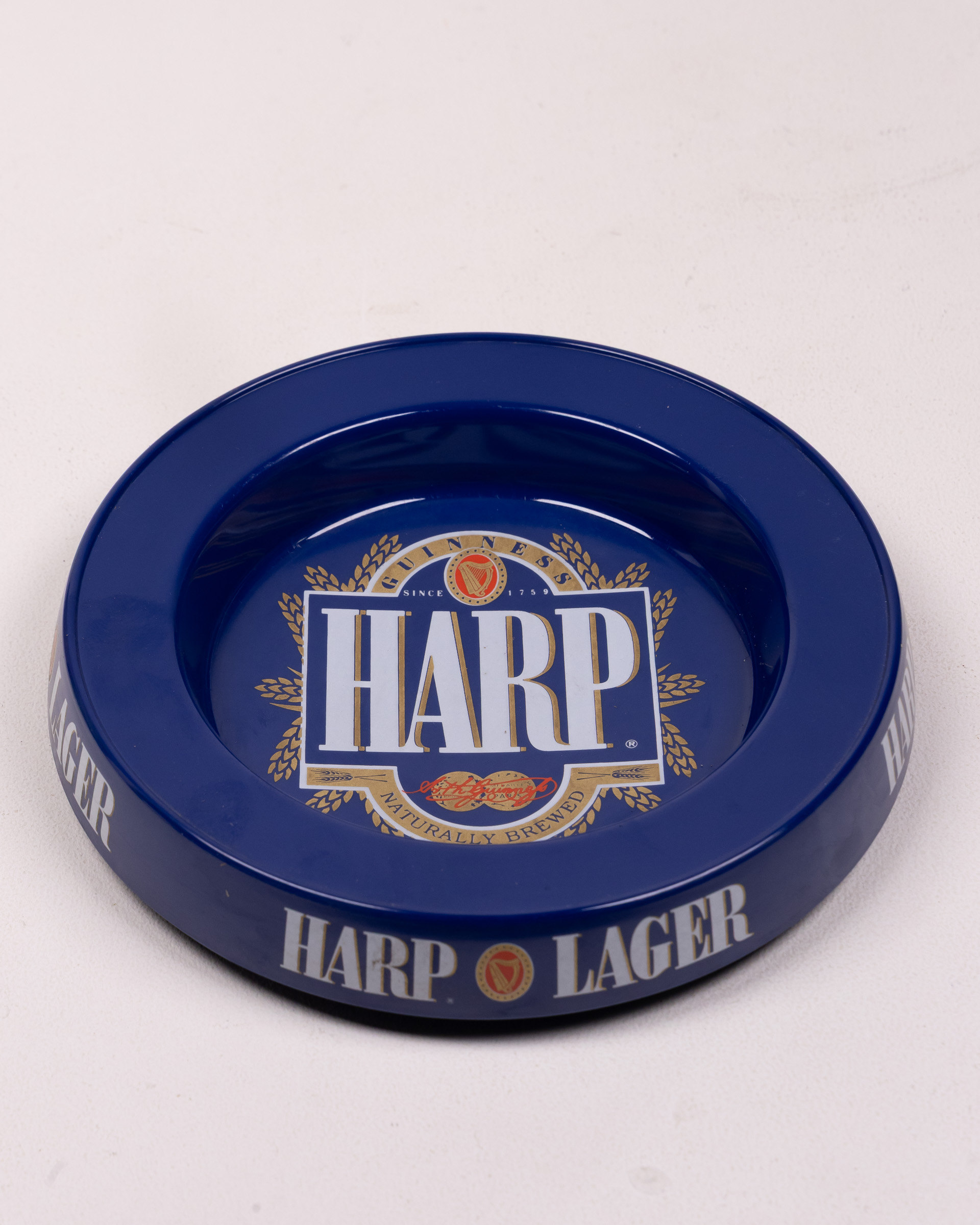 Vintage Harp Lager Ashtray with Guinness Logo