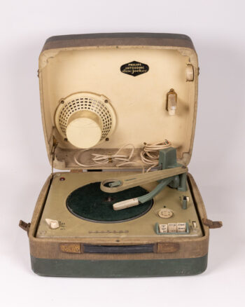 Vintage Philips Autosonic Disc Jockey Record Player in Carry Case