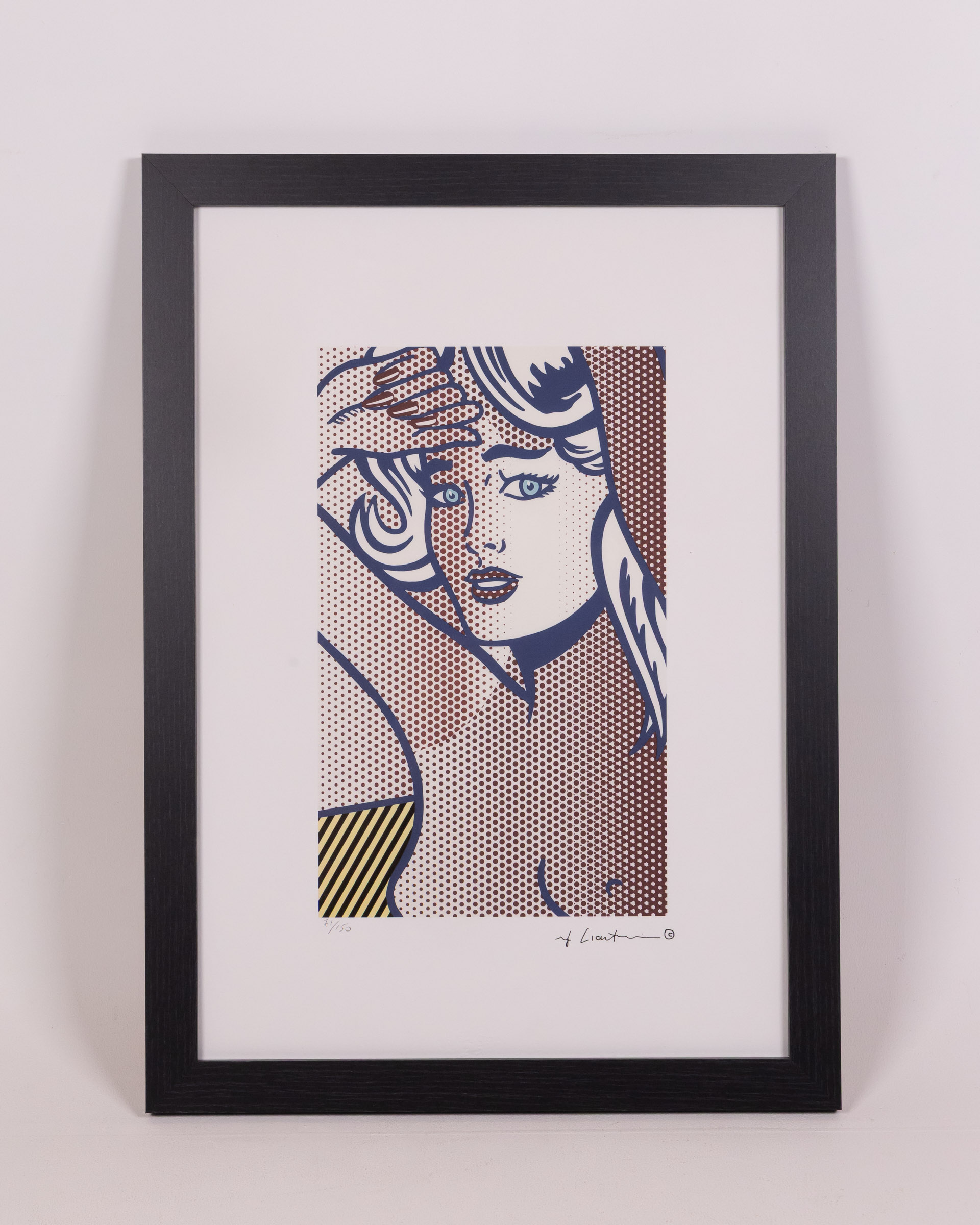 Roy Lichtenstein ‘Standing Nude’ Framed Lithograph Print – #71/150