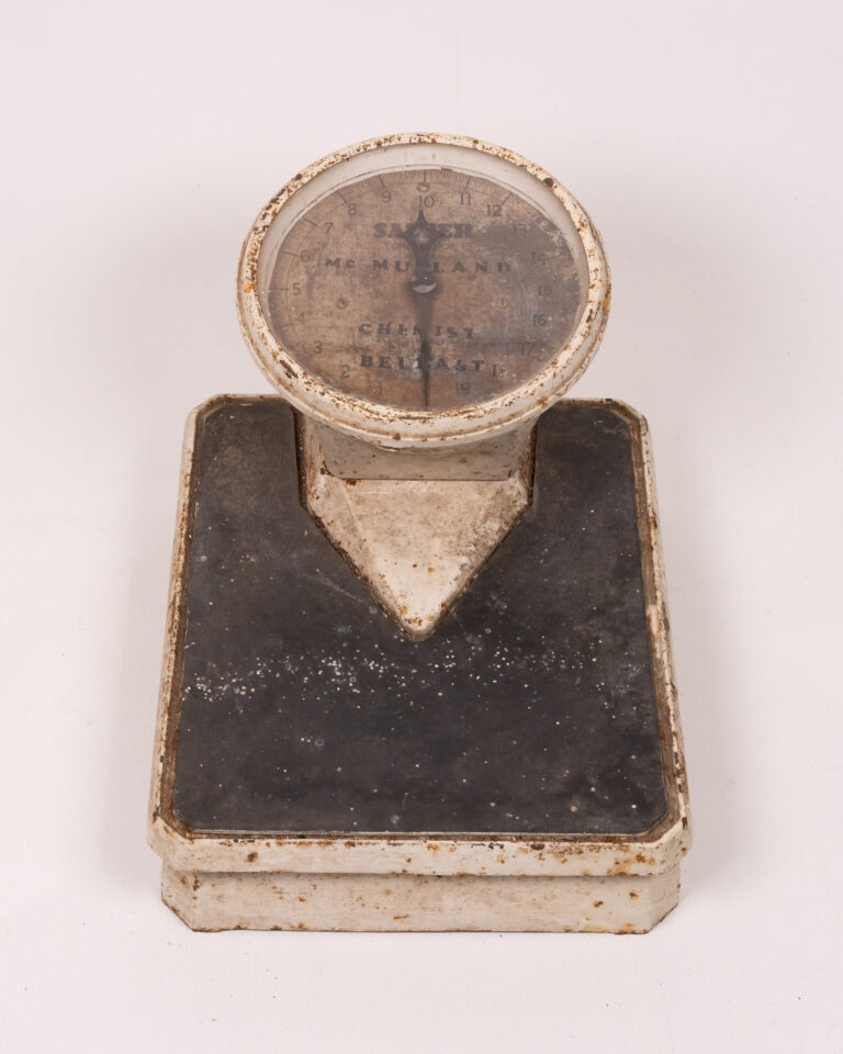 Vintage Salter Chemist Scales Belfast, Decorative Weighing Scales