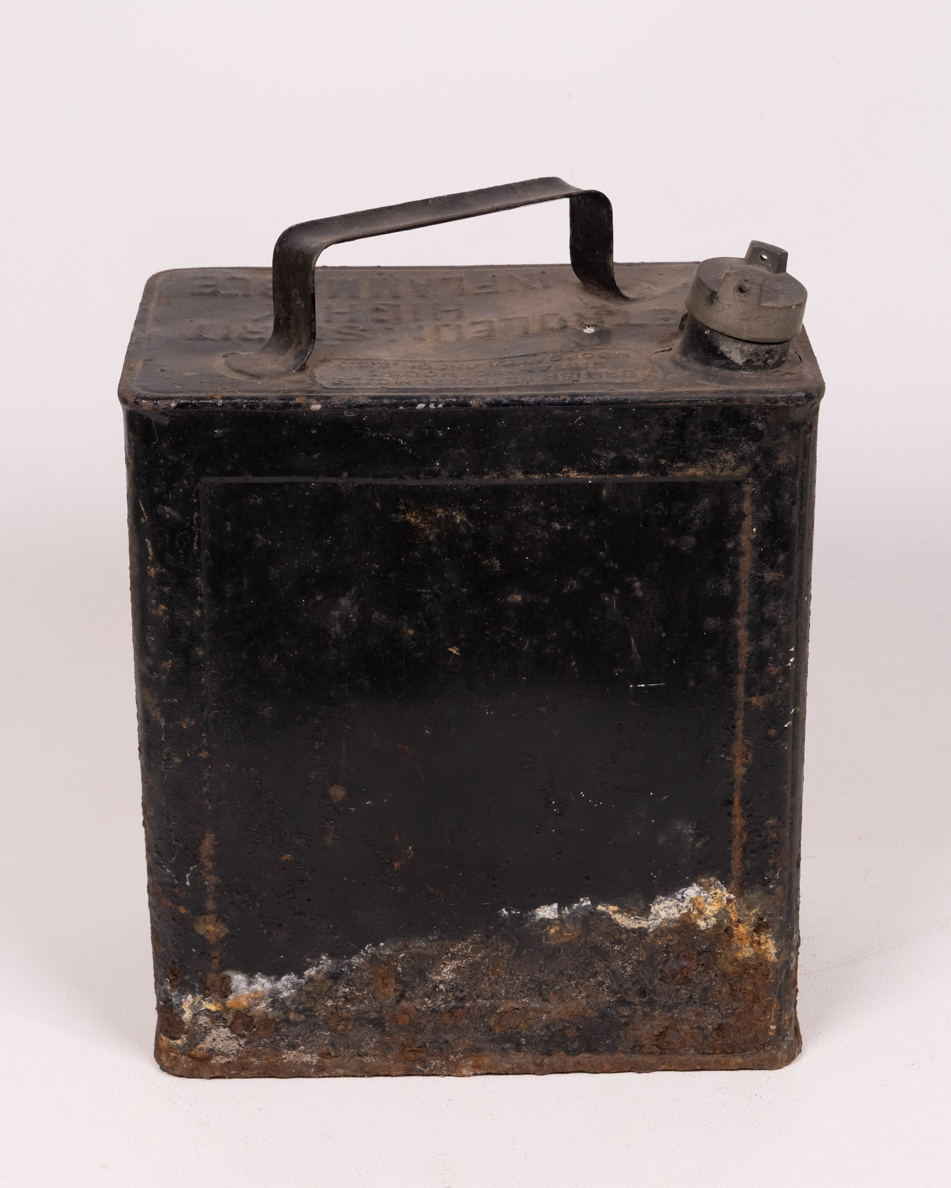 Vintage BP Metal Fuel Can with Handle