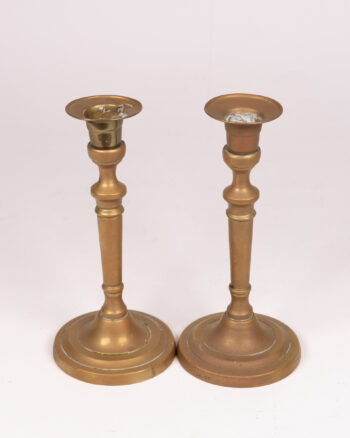 Vintage Brass Candlesticks, Pair of Classic Gold Candle Holders, Home Decor