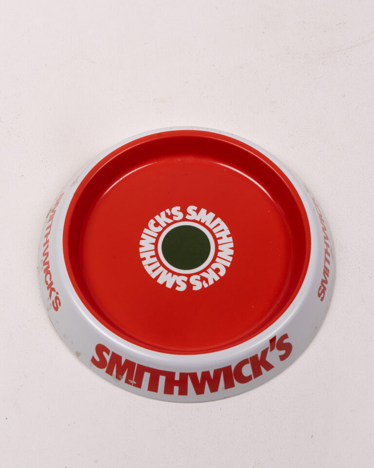 Vintage Smithwick's Metal Ashtray with Logo