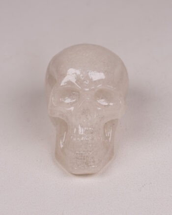 Resin Skull Ornament, Translucent White Skull Decoration, Halloween Decor