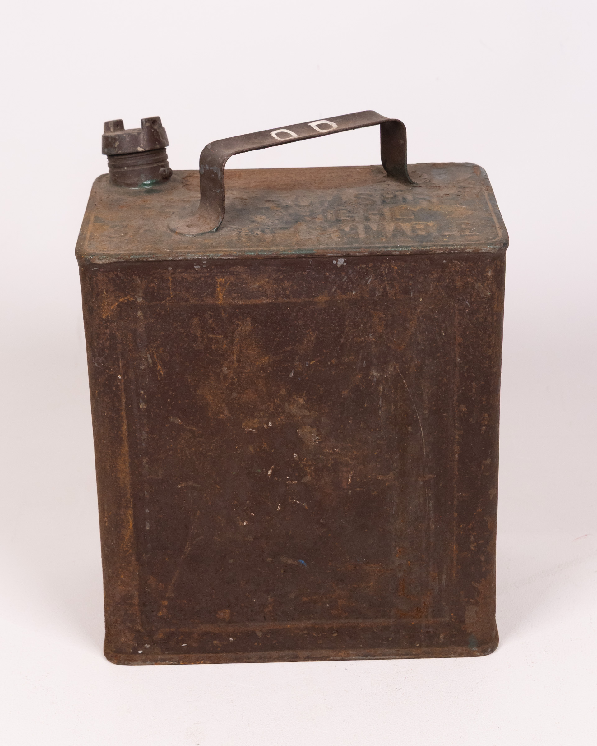 Vintage BP Metal Fuel Can with BP Lettering