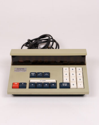 Vintage ANITA 1021 LSI Desktop Electronic Calculator, Grey/Blue