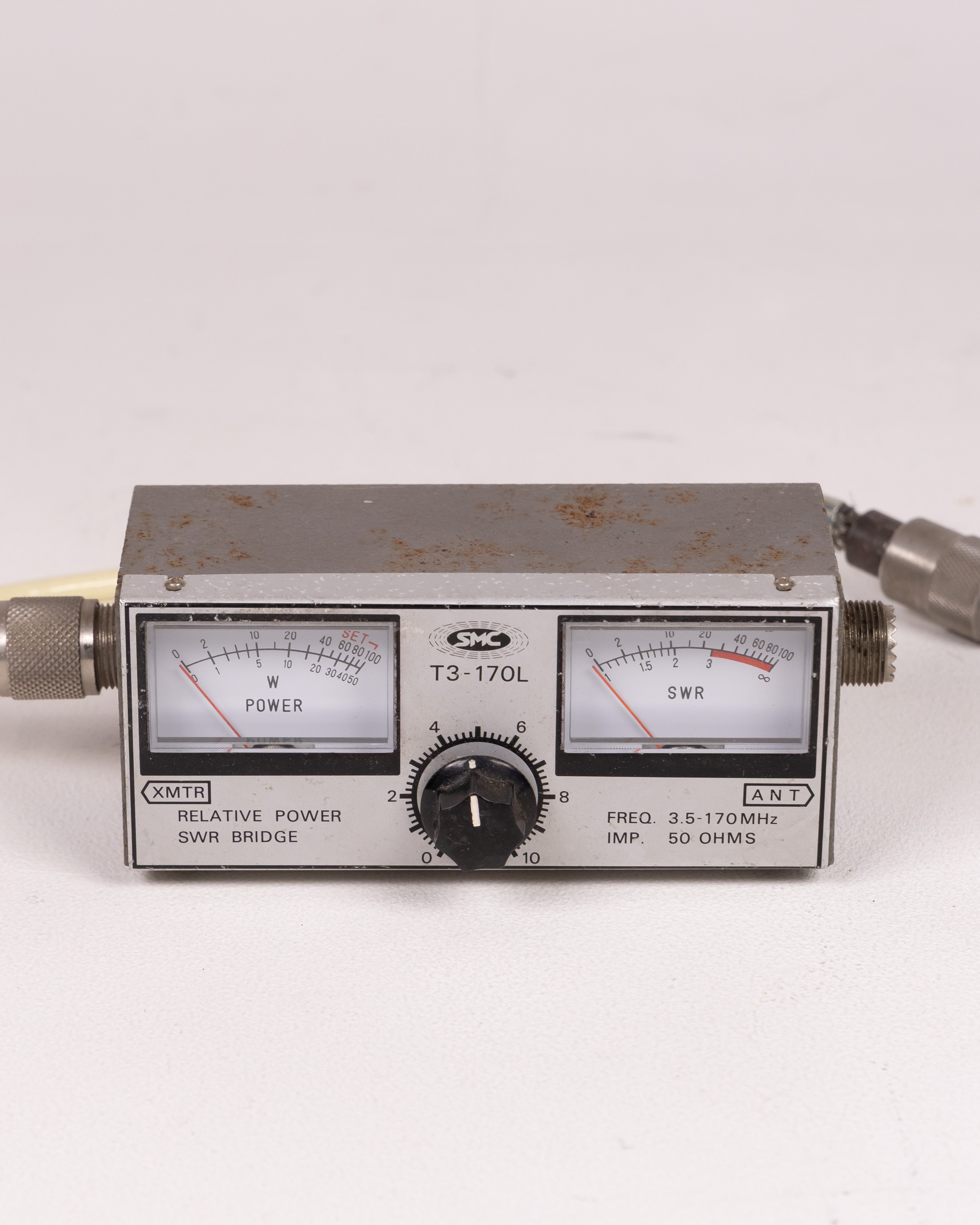 Vintage SMC T3-170L Relative Power SWR Bridge, Amateur Radio Tester