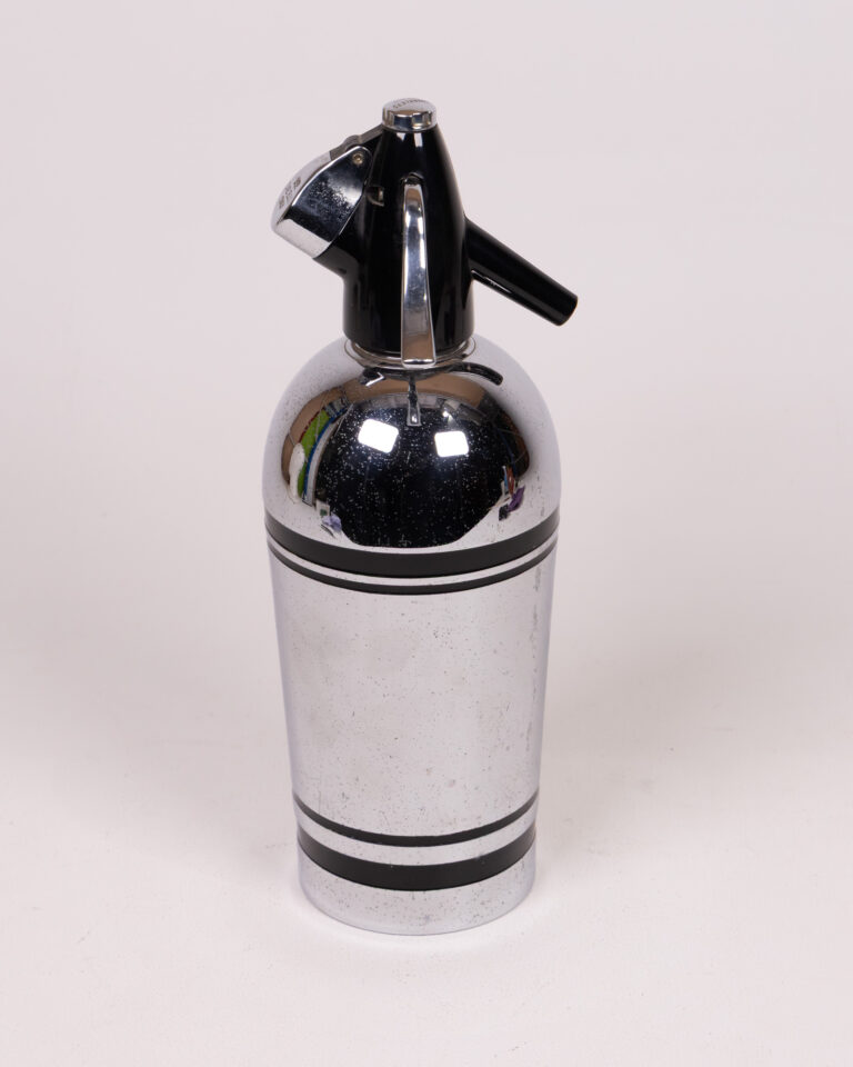 Vintage Sparklets England Chrome Soda Syphon - Kitchenalia Home Bar