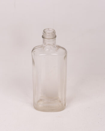 Clear Glass Bottle with Narrow Neck