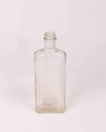 Clear Glass Bottle with Narrow Neck