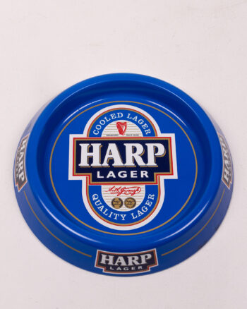 Vintage Harp Lager Metal Drip Tray with Logo