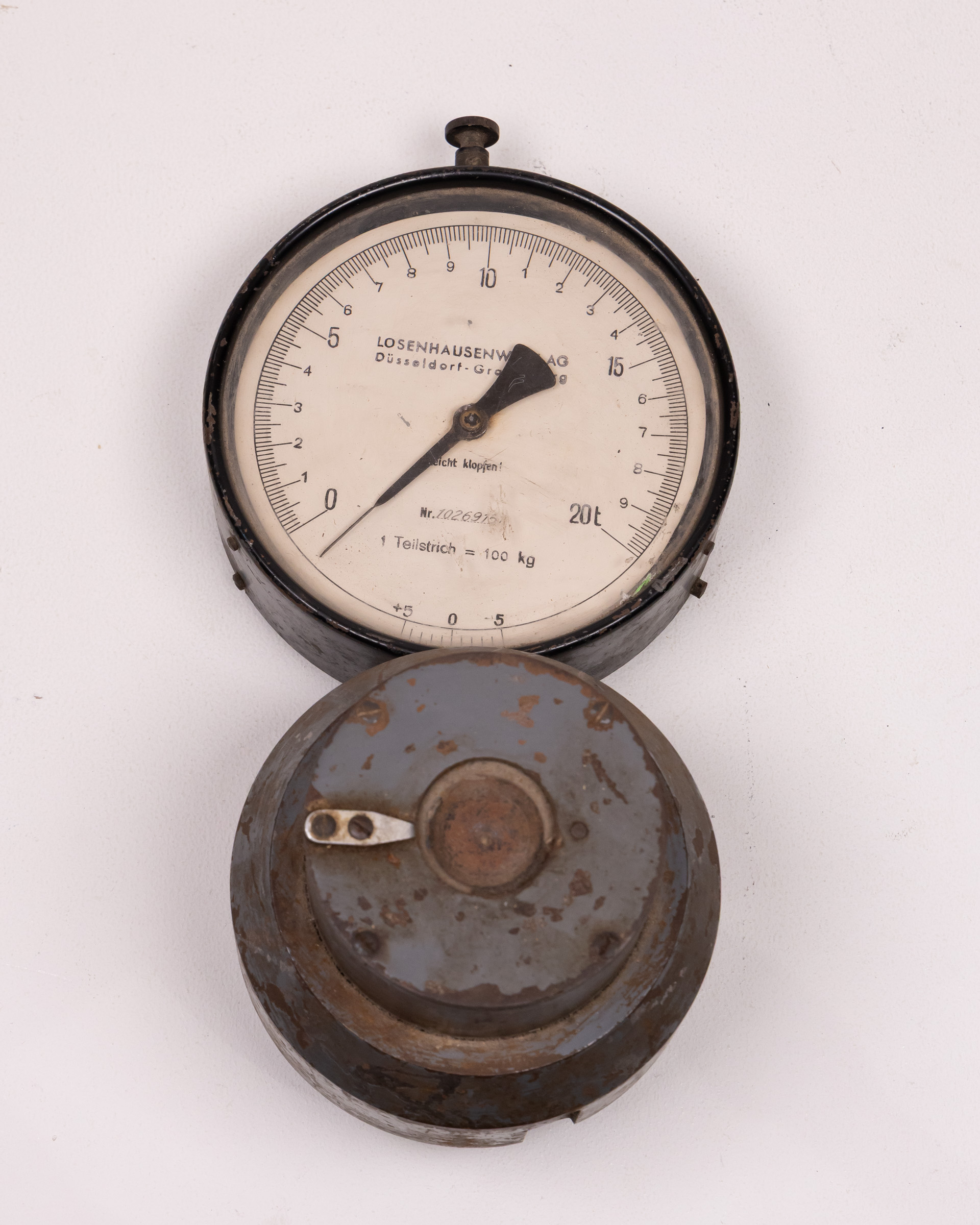 Vintage Losenhausenwerk Scale, Industrial Gauge – German Made