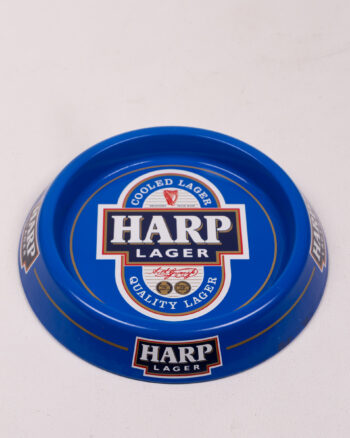 Vintage Harp Lager Metal Drip Tray with Logo