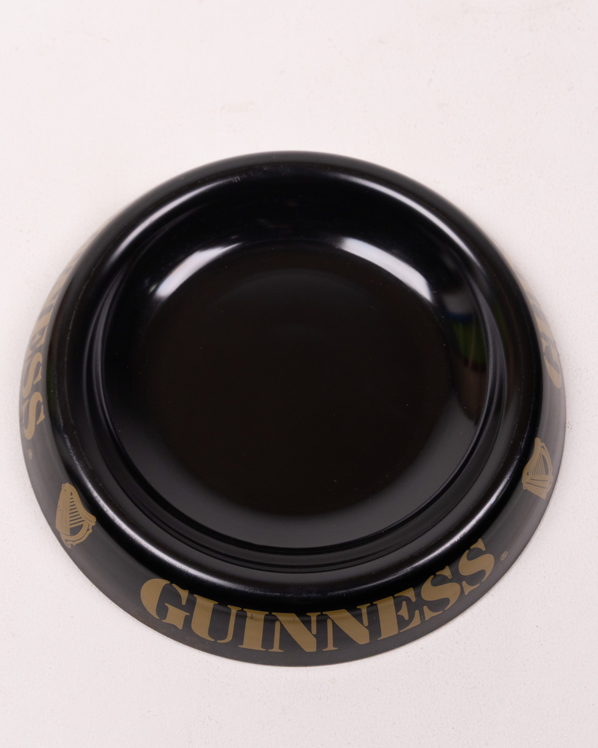 Guinness Metal Bar Tray with Gold Logo