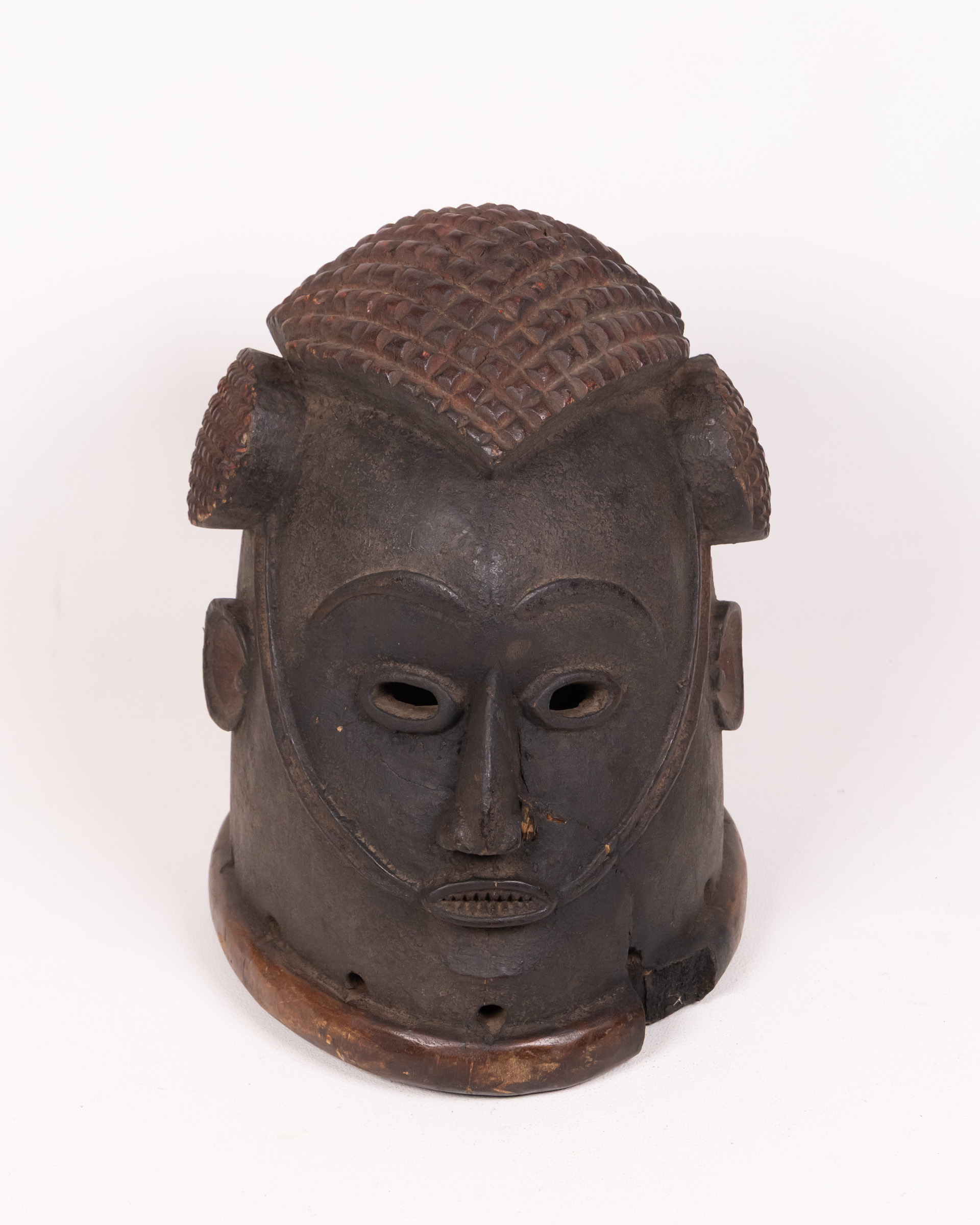 Nigerian Igala Vintage Hand Carved African Tribal Mask