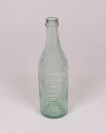Vintage Northern Mineral Water Belfast Embossed Green Glass Bottle