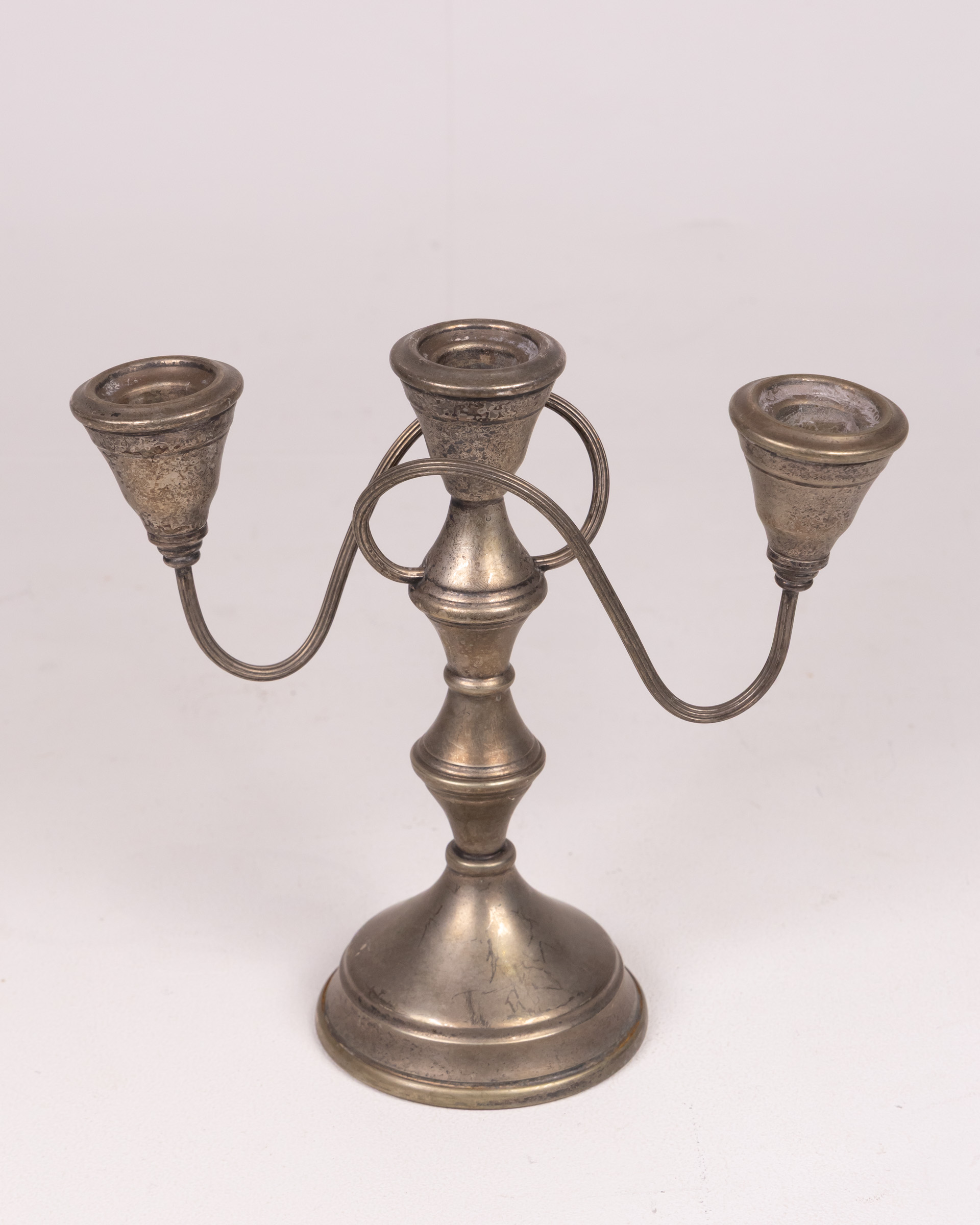 Vintage Silver Plated Three-Candle Candelabra E.P.N.S. A1 England