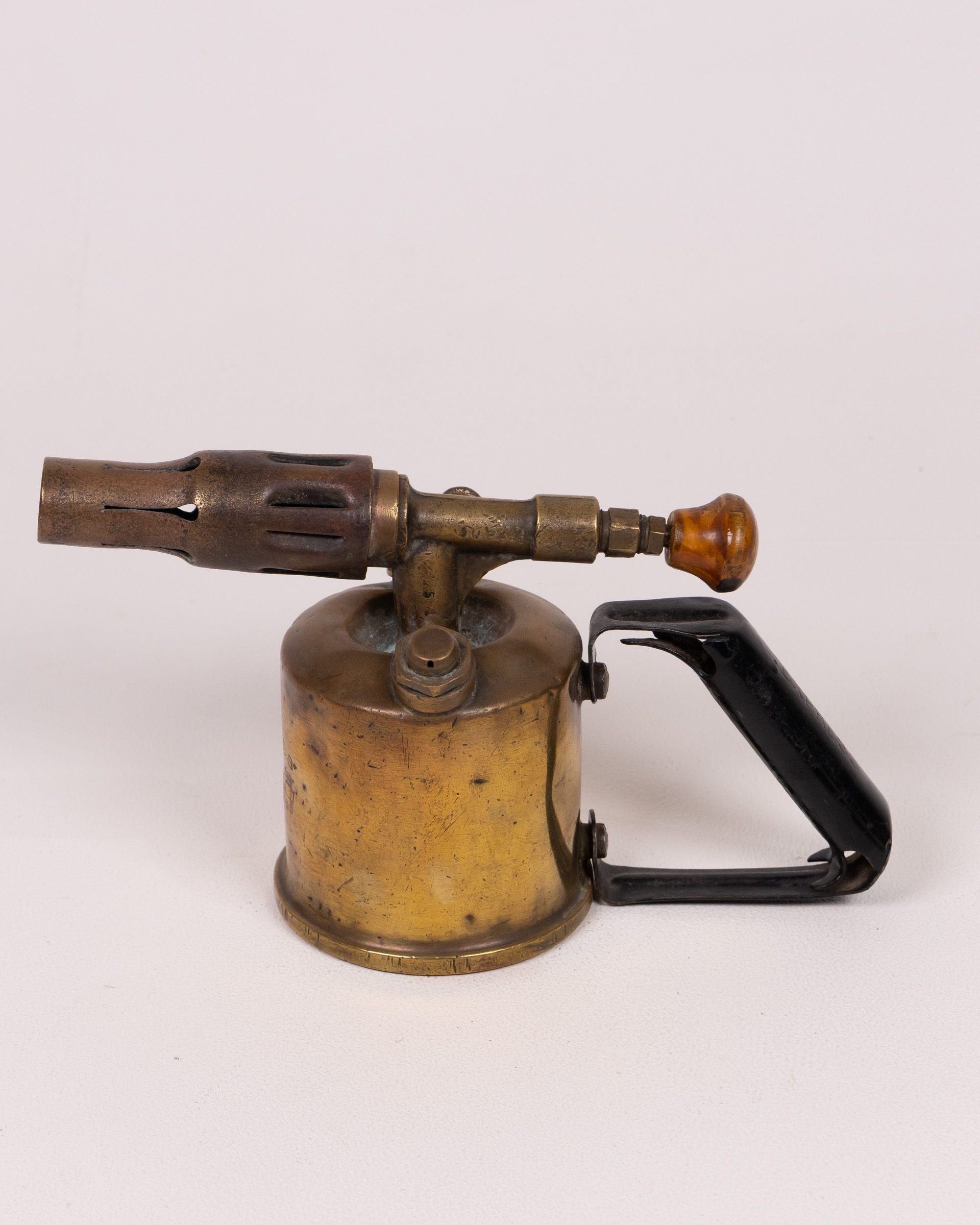 Vintage ‘Express’ Brass Blowtorch with Wooden Handle – Kitchenalia Collectible
