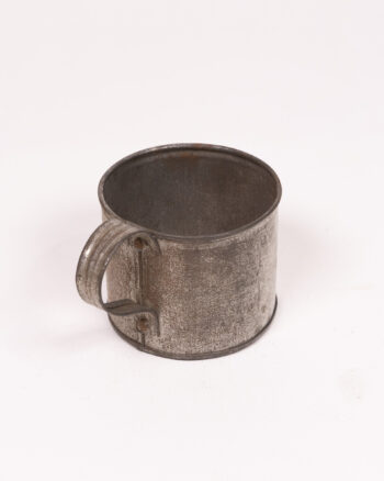 Vintage Tinned Metal Measuring Cup