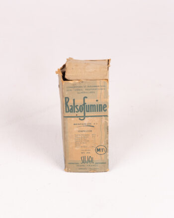 Vintage Balsofumine Glass Bottle with Original Box