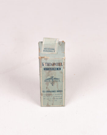 Vintage K-Thrombyl Paper Box with Vitamin K