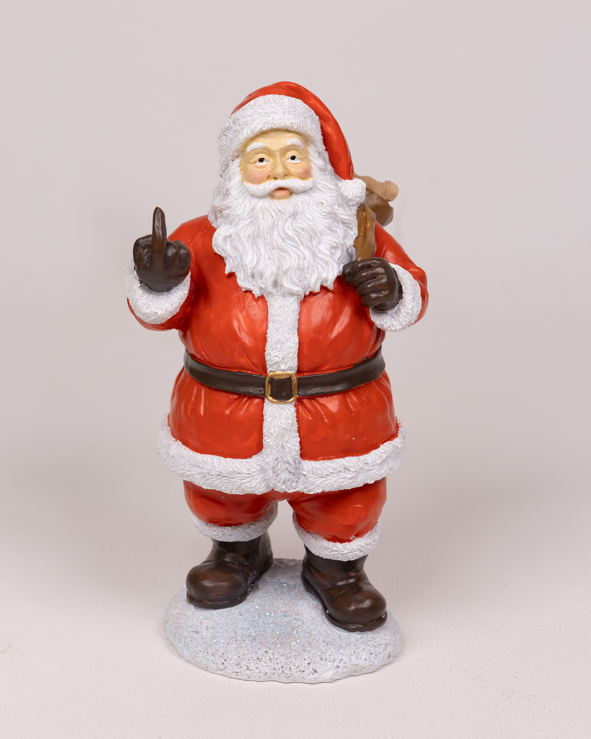 Up Yours Santa Christmas Ornament