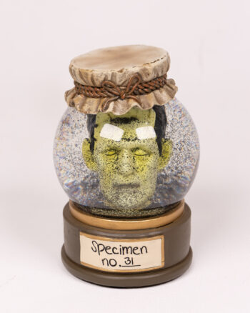 Frank in Jar Snow Globe Ornament