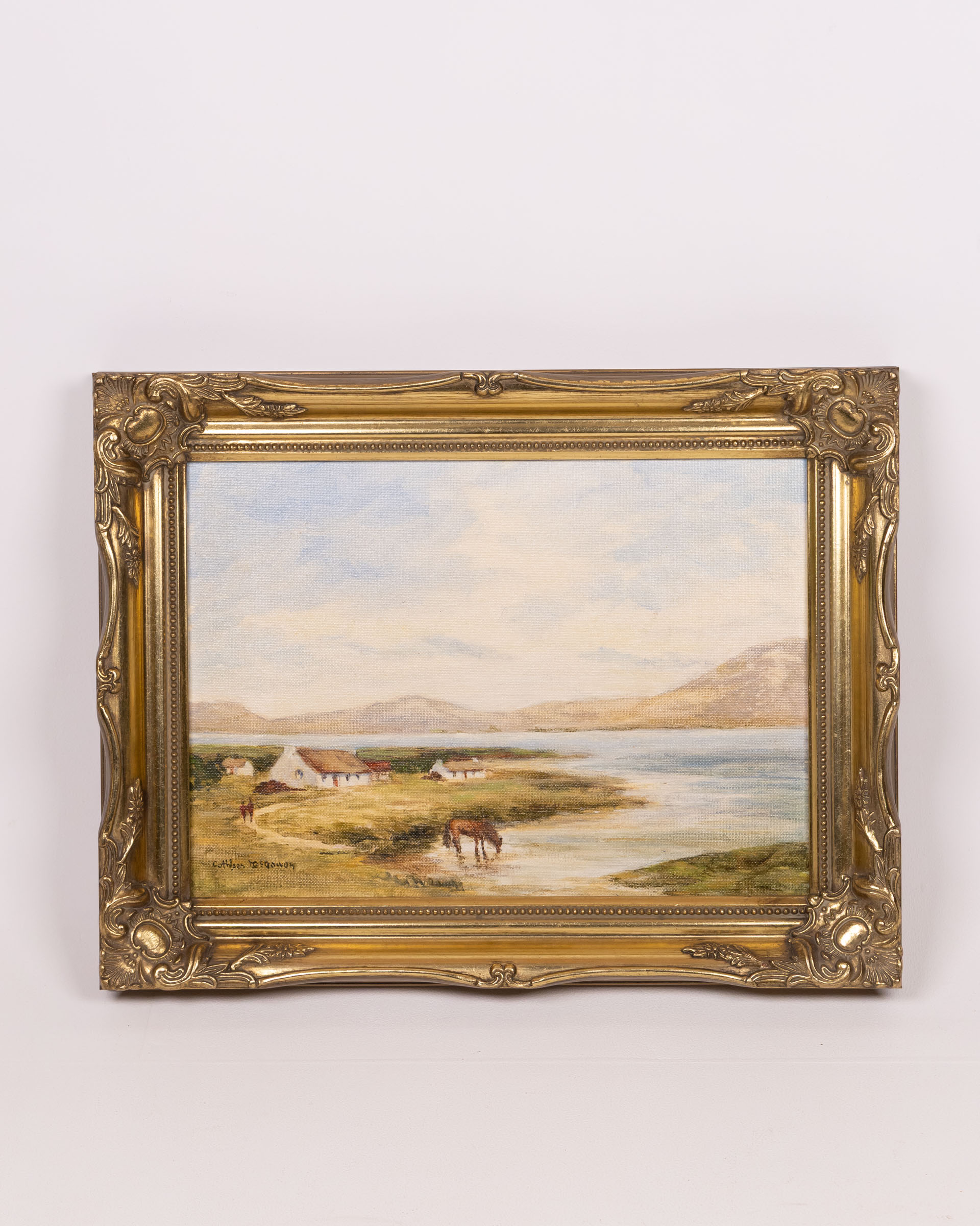 Kathleen McGowan ‘By The Lough Shore’ Framed Landscape Painting