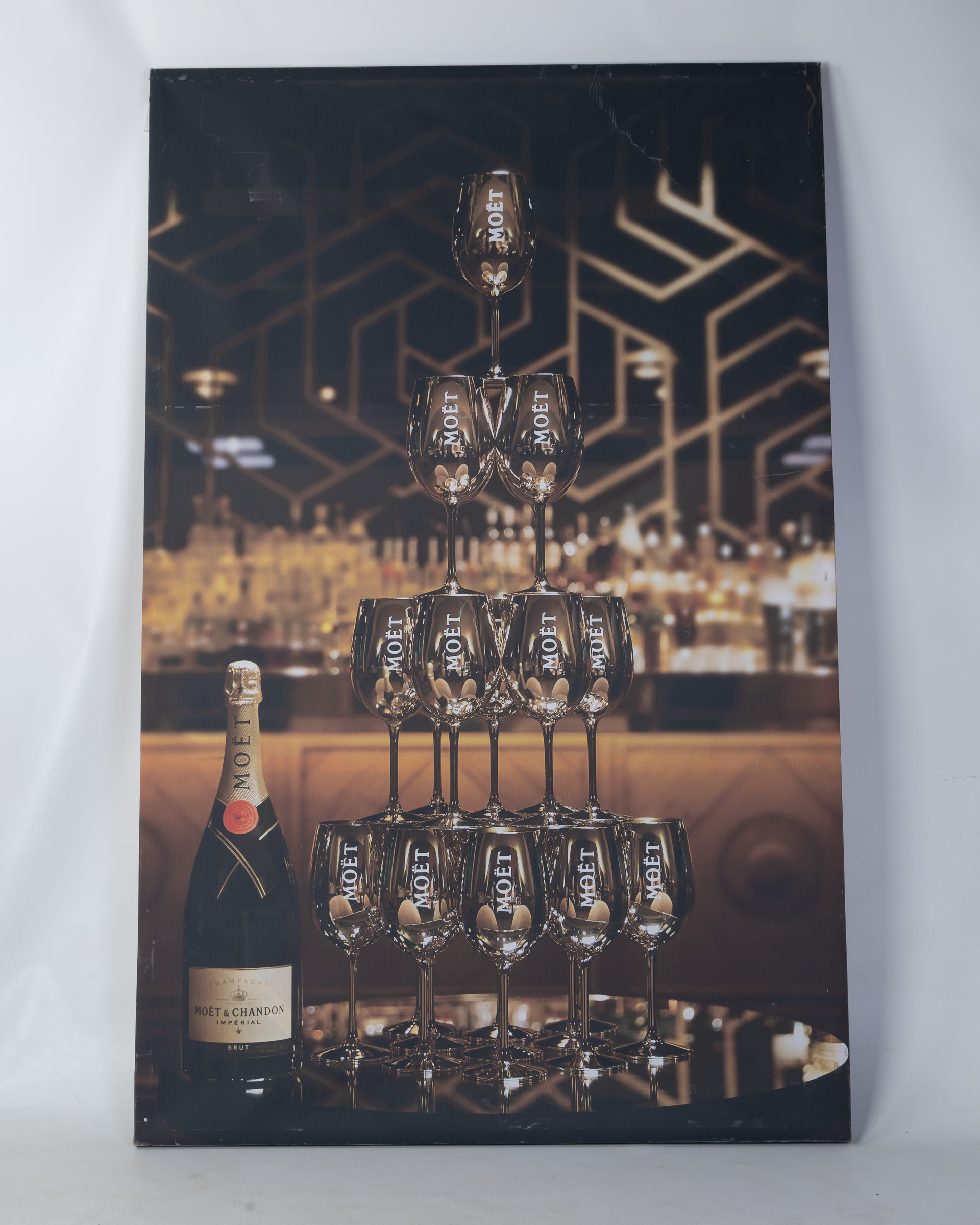 Moet & Chandon Photographic Print with Champagne Tower