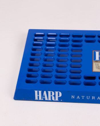 Vintage Harp Lager Blue Plastic Beer Drip Tray