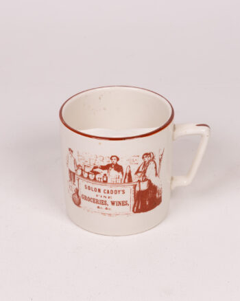 Crown Devon Ceramic moustache Solon Caddy’s Groceries Vintage